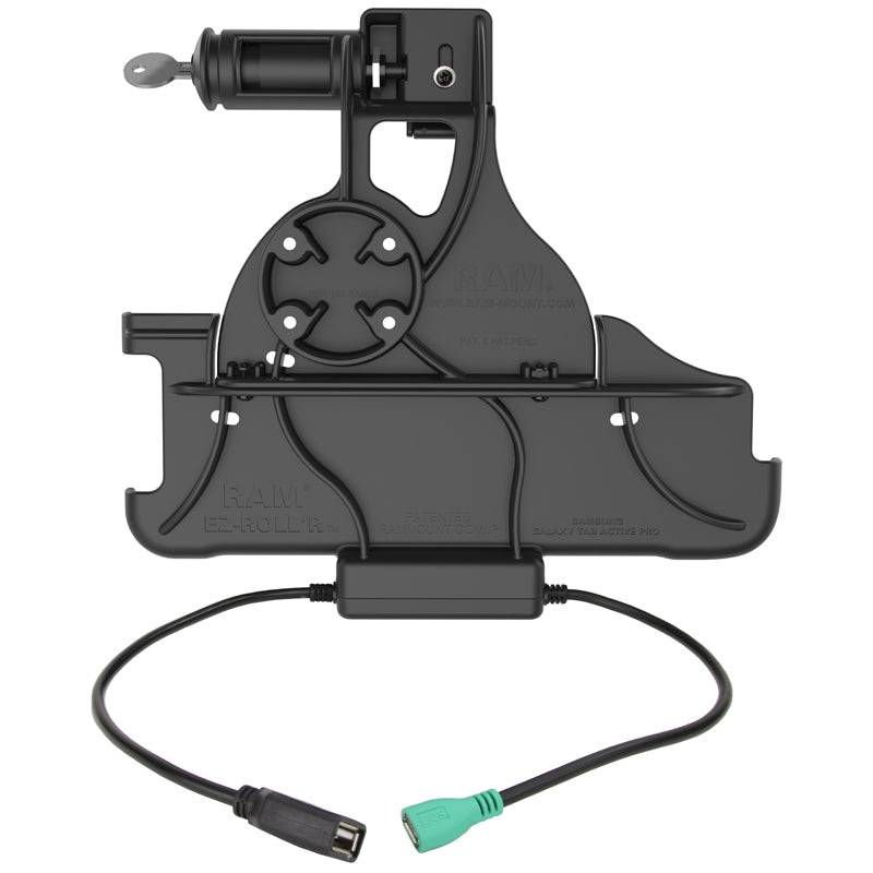 RAM® Power + Data Key-Locking Cradle for Samsung Tab Active Pro - RAM-HOL-SAM52PDKLU - OC Mounts