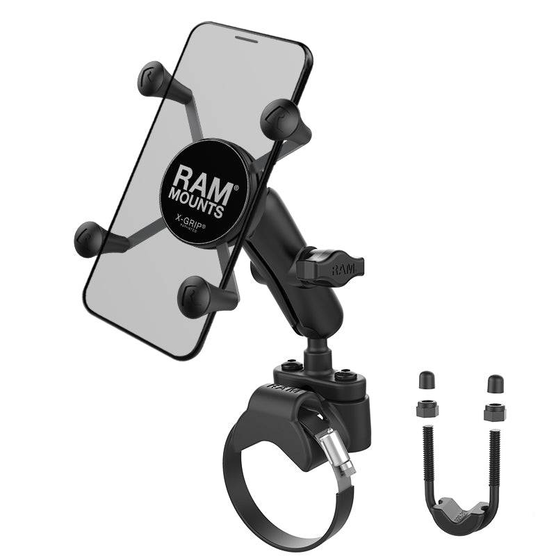 RAM® X-Grip® Phone Mount with ATV/UTV Rail Base - RAM-B-231-2-UN7U - OC Mounts