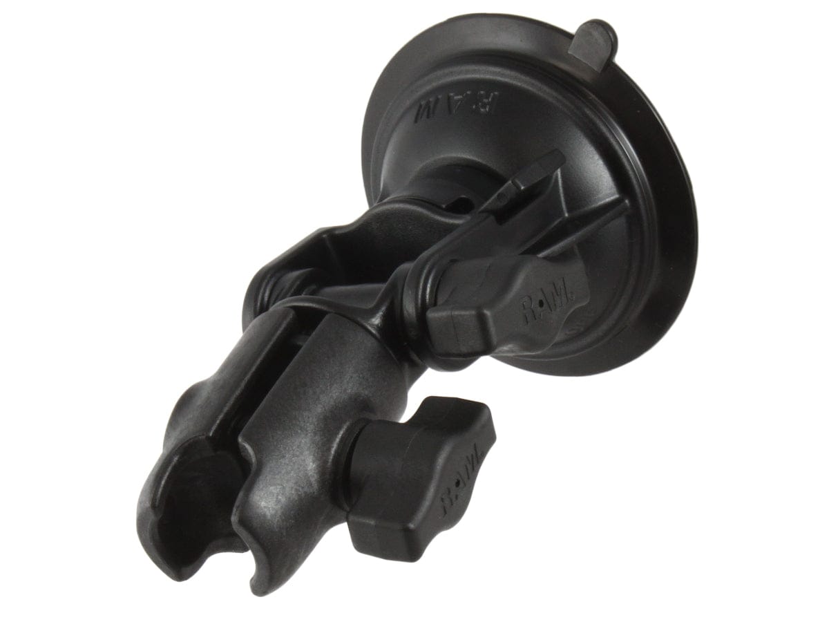RAM® Twist-Lock™ Composite Suction Cup Ratchet Mount with Socket Arm - RAP-B-104-224U-QU1 - OC Mounts