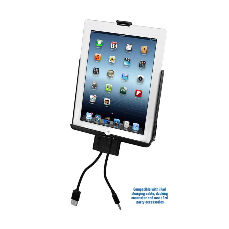 RAM® EZ-Roll'r™ Cradle for Apple iPad 2 - RAM-HOL-AP8D2U - OC Mounts