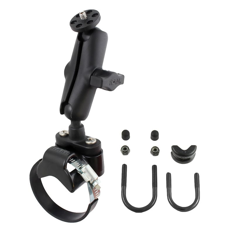 RAM® ATV/UTV Rail Mount with 1/4"-20 Threaded Camera Adapter - RAM-B-231Z-2-366U - OC Mounts