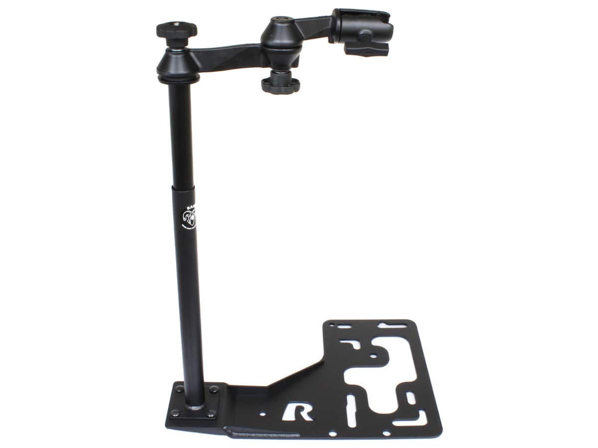 RAM® No-Drill™ Universal Mount for Heavy Duty Trucks with Socket Arm - RAM-VB-168-TRI1 - OC Mounts