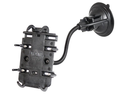 RAM® Quick-Grip™ Phone Holder with RAM® Twist-Lock™ Suction Cup Mount - RAP-105-6224-PD3U - OC Mounts