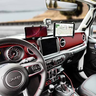 RAM® Tough-Track™ for 18-21' Jeep JL/Gladiator - RAM-DT-204-TRACK-A12U - OC Mounts