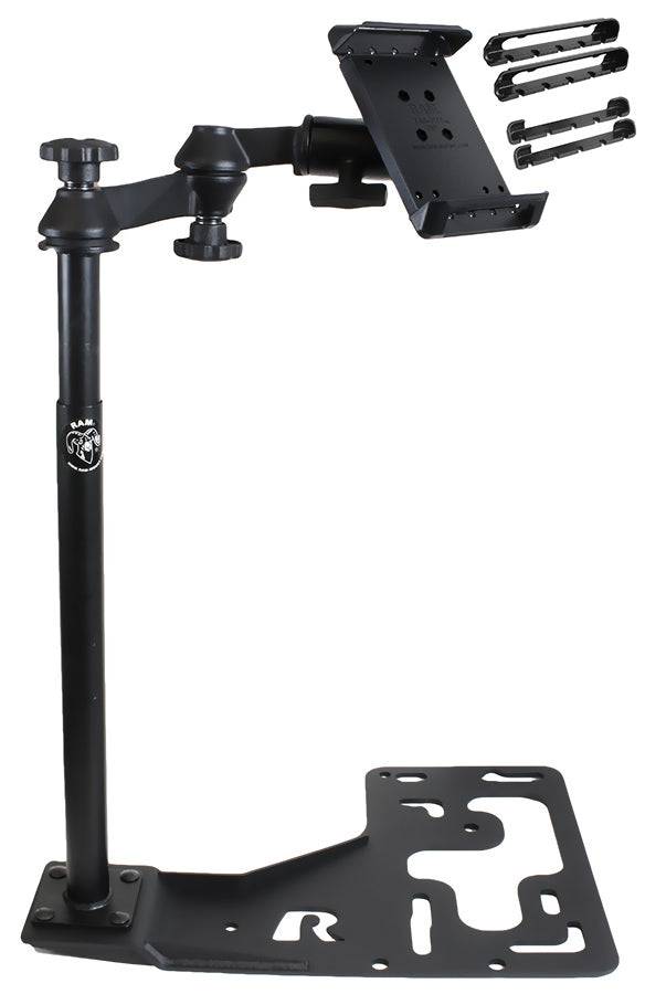 RAM® Tab-Tite™ Tablet Holder with RAM® No-Drill™ Heavy Duty Truck Mount - RAM-VB-168-RO1-TAB-SM - OC Mounts