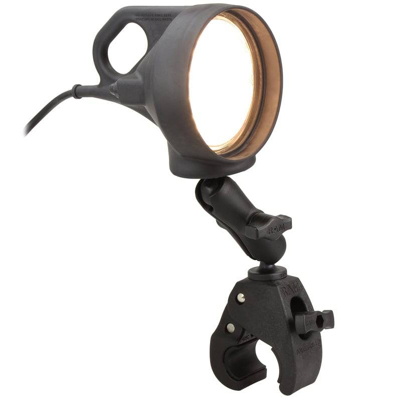 RAM® Tough-Claw™ Double Ball Mount with LED Spotlight - RAM-B-152-404 - OC Mounts