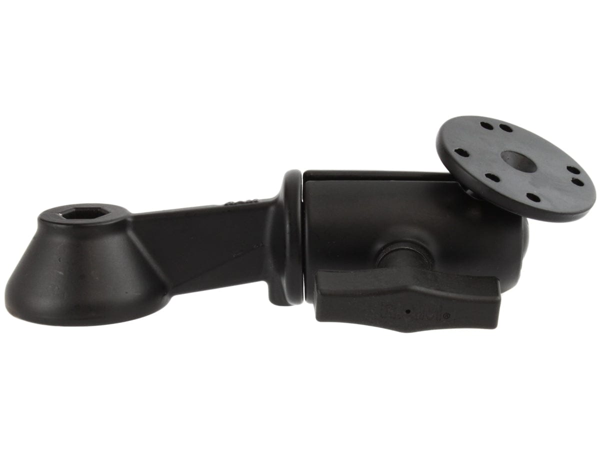 RAM® 6" Single Swing Arm with Round Plate - RAM-VB-110-5-DIS1U - OC Mounts
