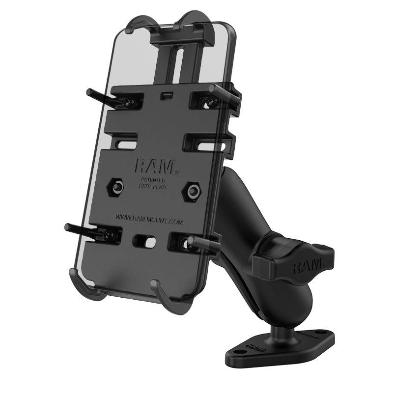 RAM® Quick-Grip™ Phone Mount with Diamond Base - RAM-B-102-PD3U - OC Mounts