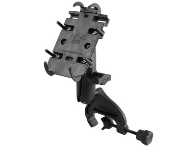 RAM® Quick-Grip™ Phone Mount with Yoke Clamp Base - RAM-B-121-PD3 - OC Mounts