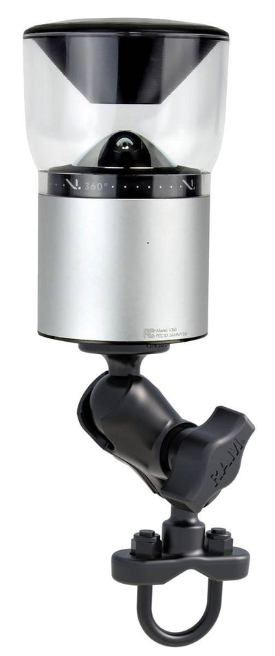 RAM® Handlebar U-Bolt Mount with 1/4"-20 Threaded Stud - RAM-B-231Z-A-366U - OC Mounts