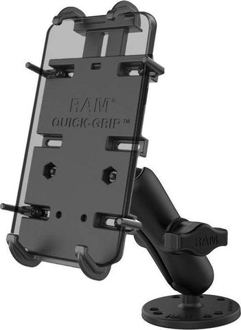 RAM® Quick-Grip™ XL Spring-Loaded Phone Mount with Drill-Down Base - RAM-B-138-PD4U - OC Mounts