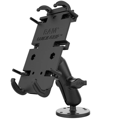 RAM® Quick-Grip™ XL Spring-Loaded Phone Mount with Drill-Down Base - RAM-B-138-PD4U - OC Mounts