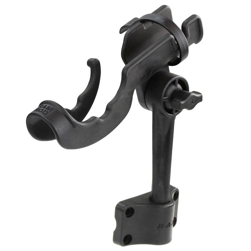 RAM ROD® Fishing Rod Holder with Bulkhead Mounting Base - RAM-114-BU - OC Mounts