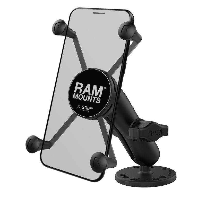 RAM® X-Grip® Large Phone Mount with Drill-Down Base - RAM-B-138-UN10 - OC Mounts