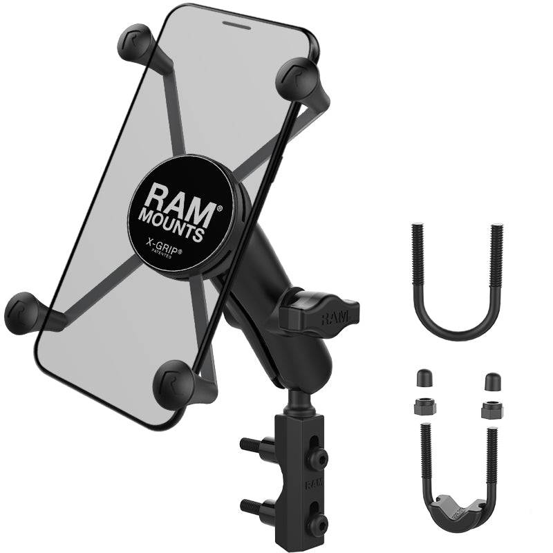 RAM® X-Grip® Large Phone Mount with Brake/Clutch Reservoir Base - RAM-B-174-UN10 - OC Mounts