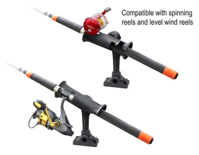 RAM® Tube Jr.™ Rod Holder with Bulkhead/Flat Surface Base - RAP-390-SBMPU - OC Mounts