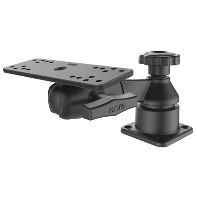 RAM® Horizontal 6" Swing Arm Mount with Swivel Ball & Socket Joint - RAM-109HSB - OC Mounts