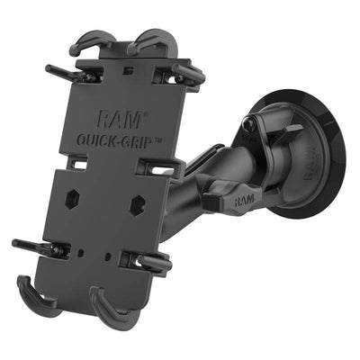 RAM® Quick-Grip™ XL Phone Mount with RAM® Twist-Lock™ Suction Cup - RAM-B-166-PD4U - OC Mounts