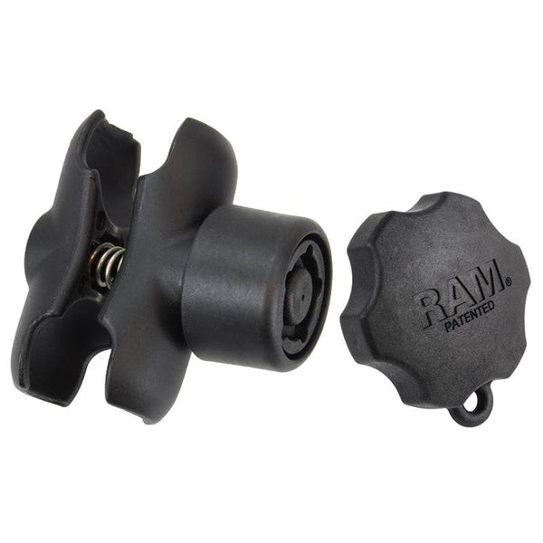 RAM® Double Socket Arm with RAM® Pin-Lock™ Security Knob - RAM-201-BSU ...