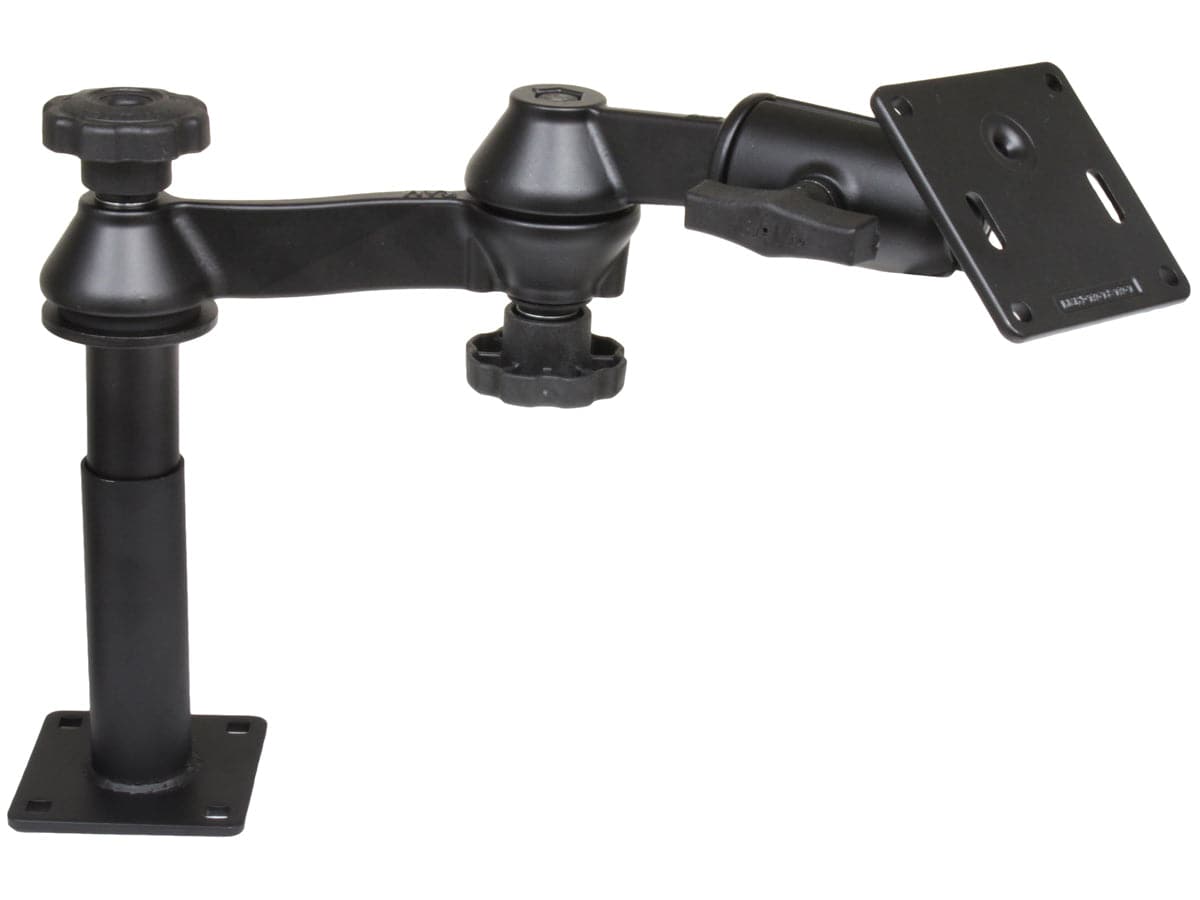RAM® Tele-Pole™ with 4" & 5" Poles, Swing Arms & 75x75mm VESA Plate - RAM-VP-SW1-45-2461 - OC Mounts