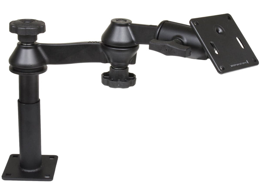 RAM® Tele-Pole™ with 4" & 5" Poles, Swing Arms & 75x75mm VESA Plate - RAM-VP-SW1-45-2461 - OC Mounts