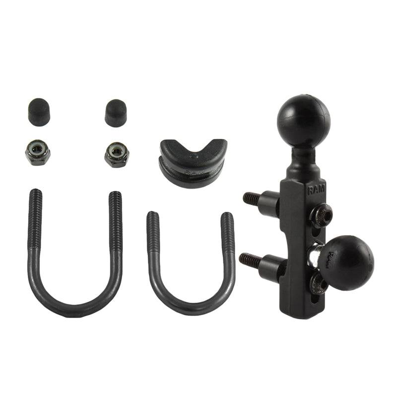 RAM® Motorcycle Brake/Clutch Reservoir & Handlebar Double Ball Base - RAM-B-309-8U - OC Mounts