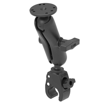 RAM® Tough-Claw™ Small Clamp Mount with Round Plate Adapter - RAM-202-400 - OC Mounts