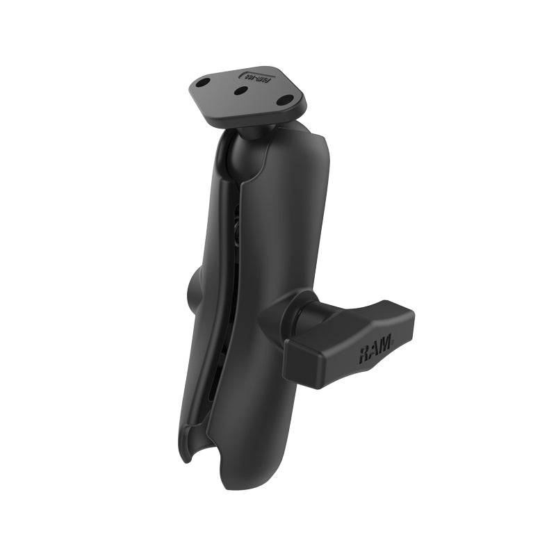 RAM® Double Socket Arm with Diamond Ball Plate - RAM-103-238U - OC Mounts