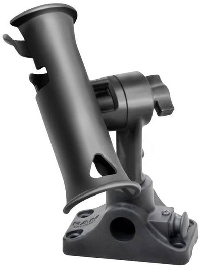 RAM® Tube Jr.™ Rod Holder with Bulkhead/Flat Surface Base - RAP-390-SBMPU - OC Mounts