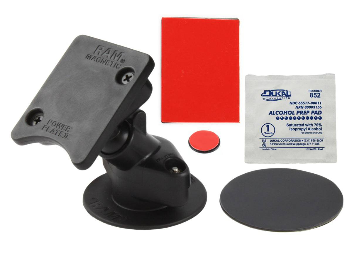 RAM® Power Plate™ II Magnetic Holder with Flex Adhesive Base - RAP-SB-178-300U - OC Mounts