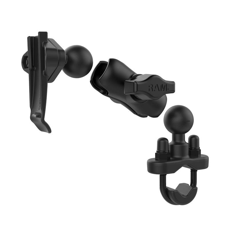 RAM® Spine Clip Garmin Mount with Handlebar U-Bolt Base - RAM-B-149Z-A-GA76U - OC Mounts