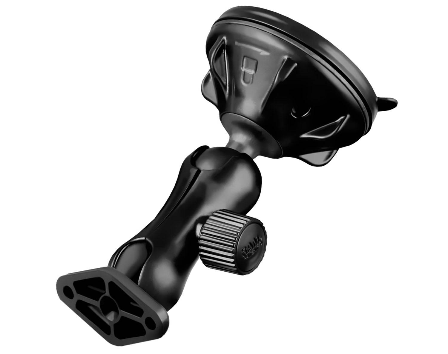 RAM® Twist-Lock™ Low Profile Suction Cup Double Ball Mount - RAP-B-166-2U - OC Mounts