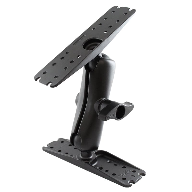 RAM® Double Ball Mount with Two Large Marine Electronic Plates - RAM-D-133U - OC Mounts