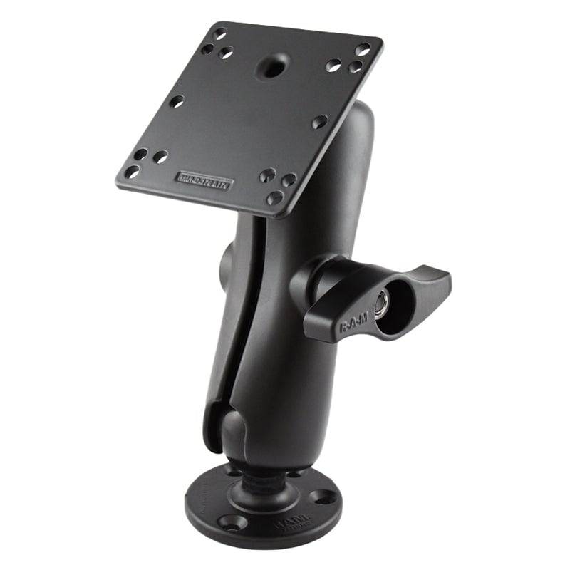 RAM® Double Ball Mount with 100x100mm VESA Plate and Large Knob - RAM-D-101-NEC2U - OC Mounts