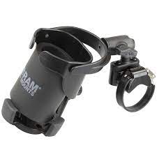 RAM® Level Cup™ XL 32oz Drink Holder with Large Strap Clamp Base - RAP-B-417-200-1-231Z-2NUBU - OC Mounts
