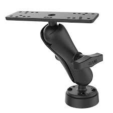 RAM® Drill-Down Marine Electronic Mount with Cable Manager - RAM-111-403U - OC Mounts