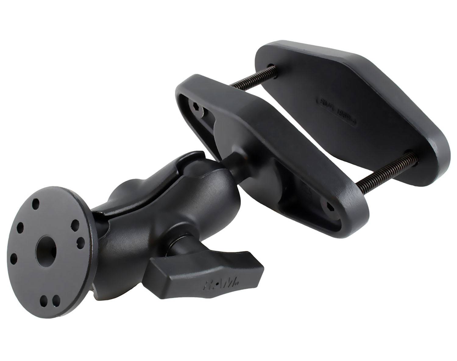 RAM® Square Post Clamp Mount for Posts up to 4" Wide - RAM-101U-B-247-4 - OC Mounts