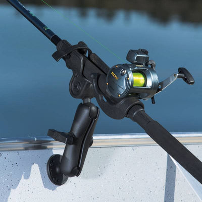 RAM ROD® Fishing Rod Double Ball Mount for Saltwater - RAM-117SWU - OC Mounts