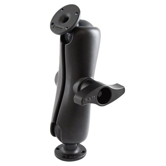 RAM® Double Ball Mount with Two Round AMPS Plates - RAM-D-102U