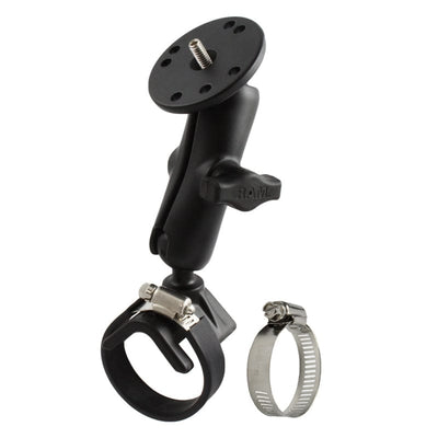 RAM® Strap Hose Clamp Mount with 1/4"-20 Camera Adapter - RAM-B-108U-BIT1 - OC Mounts