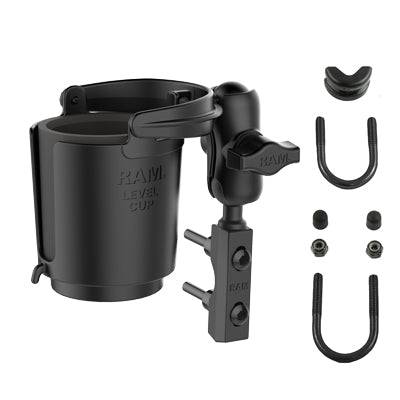RAM® Level Cup™ 16oz Drink Holder with Brake/Clutch Reservoir Base - RAM-B-174-A-132U - OC Mounts