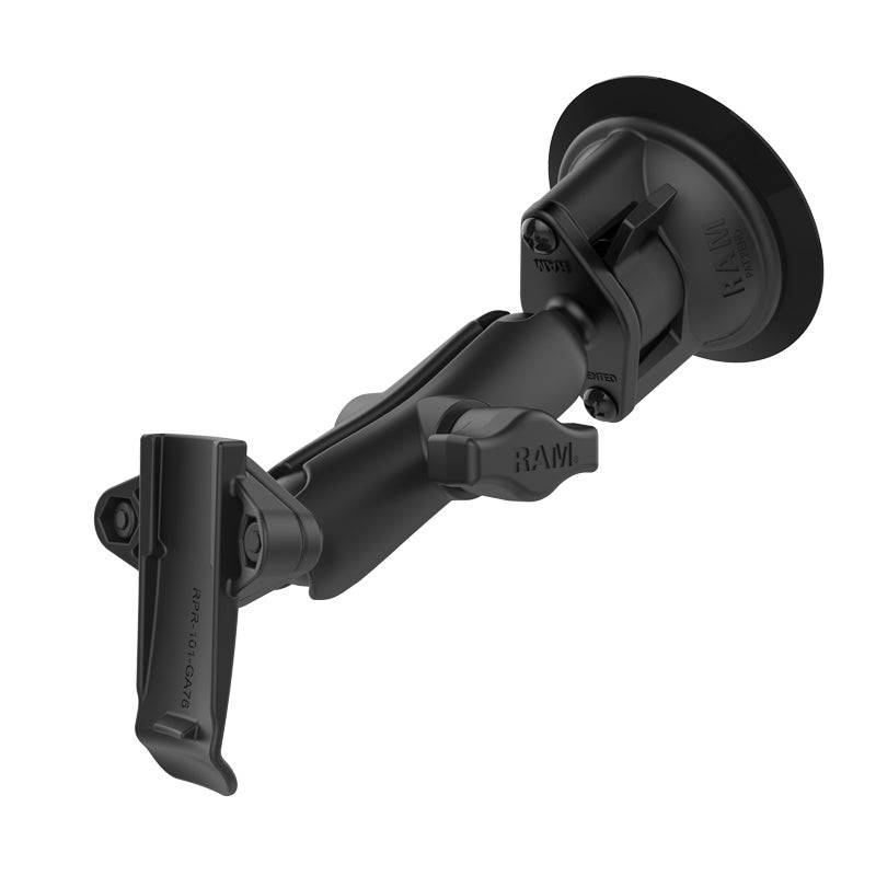 RAM® Twist-Lock™ Suction Cup Mount with Garmin Spine Clip Holder - RAM-B-166-GA76U - OC Mounts
