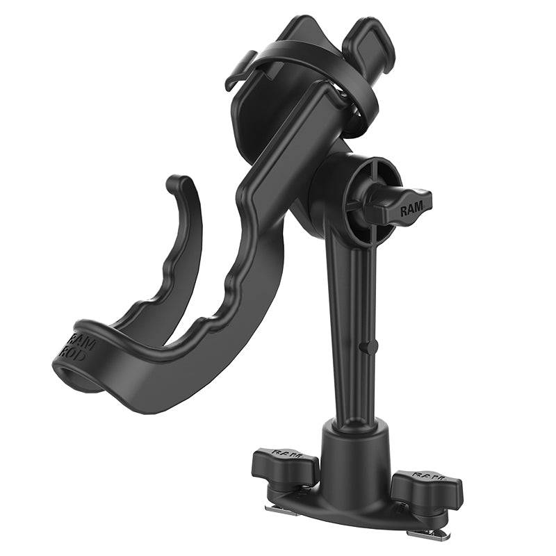 RAM ROD® Fishing Rod Holder with Dual T-Bolt Track Base - RAP-114-421 - OC Mounts