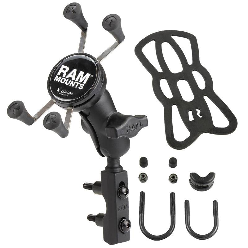 RAM® X-Grip® Phone Mount with Motorcycle Brake/Clutch Reservoir Base - RAM-B-174-A-UN7U - OC Mounts
