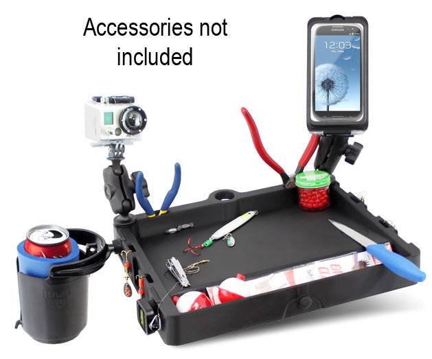 RAM® Stack-N-Stow™ Bait Board with Spline Post - RAP-395-PU - OC Mounts