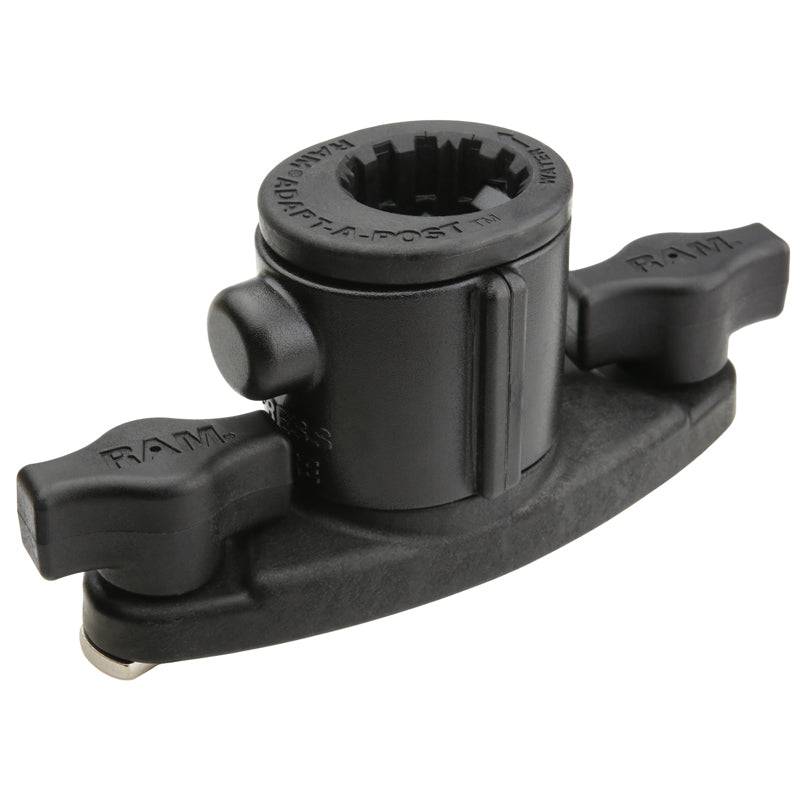 RAM® Universal Adapt-A-Post™ Dual T-Bolt Track Base - RAP-AAPUDT-1U - OC Mounts