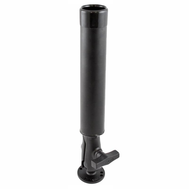 RAM® Tube™ Fishing Rod Holder with Round Ball Base - RAM-119 - OC Mounts