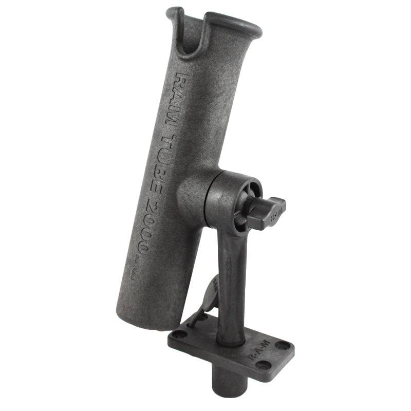 RAM® Tube™ Fishing Rod Holder with Flush Base - RAM-301-FU - OC Mounts