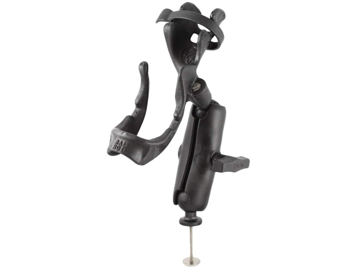 RAM ROD® Fishing Rod Holder with 5 Spot Mounting Ball - RAP-117-5 - OC Mounts
