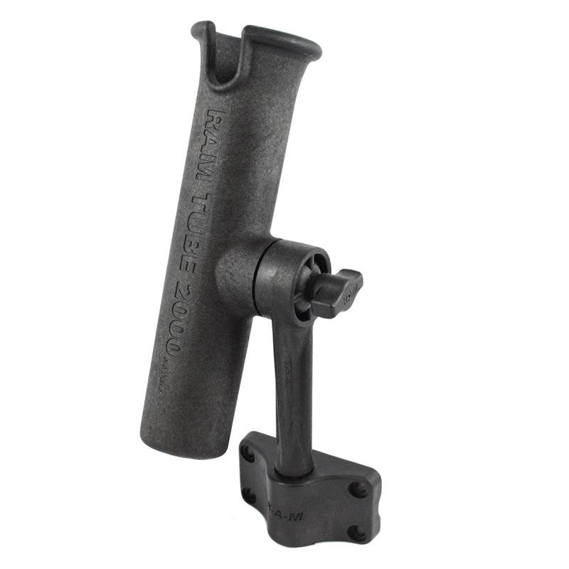 RAM® Tube™ Fishing Rod Holder with Bulkhead Base - RAM-301-BU - OC Mounts